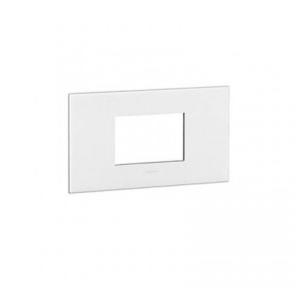 Legrand Arteor White Plate With Frame, 3 M, 5757 20